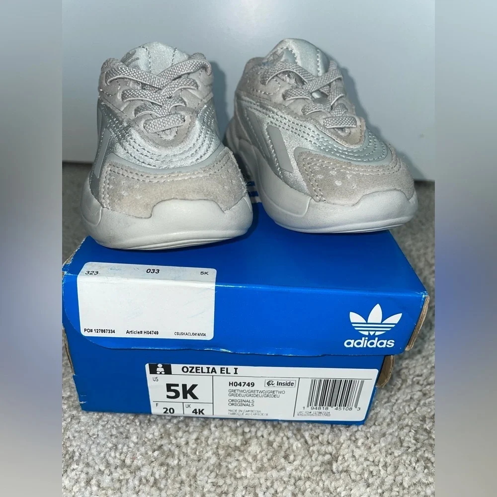 Adidas Originals Ozelia “Gray” Infant Shoe Size 5